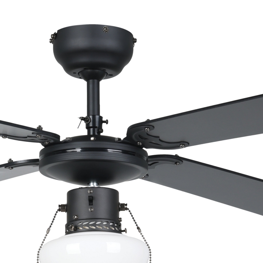 Eglo - Stropní ventilátor 1xE27/60W/230V černá