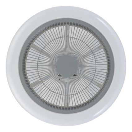 Eglo - LED Stmívatelný stropní ventilátor LED/25,5W/230V šedá + dálkové ovládání