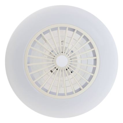 Eglo - LED Stmívatelný stropní ventilátor 3xLED/12,6W/230V pr. 55 cm bílá + dálkové ovládání