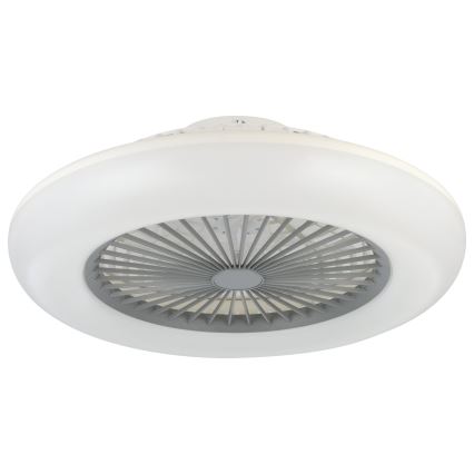 Eglo - LED Stmívatelný stropní ventilátor 3xLED/12,6W/230V 2700-6500K pr. 55 cm šedá + dálkové ovládání