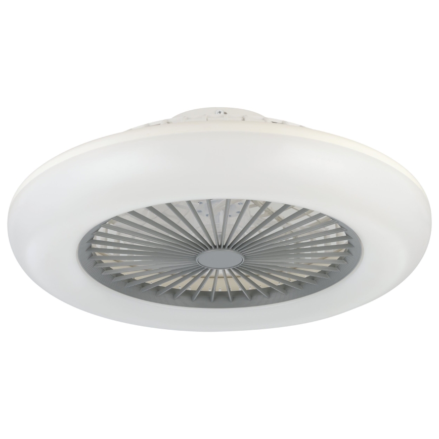 Eglo - LED Stmívatelný stropní ventilátor 3xLED/12,6W/230V 2700-6500K pr. 55 cm šedá + dálkové ovládání