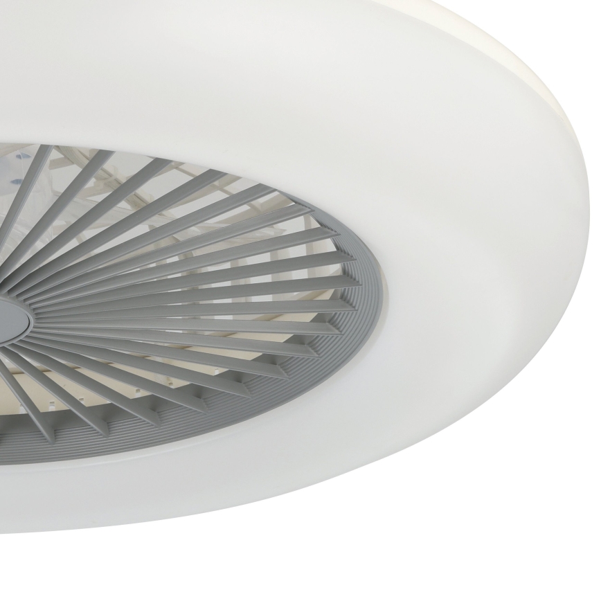 Eglo - LED Stmívatelný stropní ventilátor 3xLED/12,6W/230V 2700-6500K pr. 55 cm šedá + dálkové ovládání