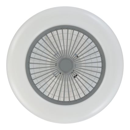 Eglo - LED Stmívatelný stropní ventilátor 3xLED/12,6W/230V 2700-6500K pr. 55 cm šedá + dálkové ovládání