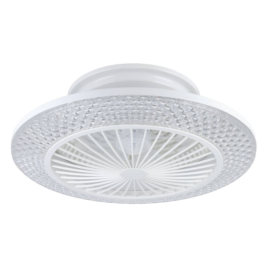 Eglo - LED Stmívatelný stropní ventilátor 3xLED/12,6W/230V 2700-6500K pr. 55 cm bílá + dálkové ovládání