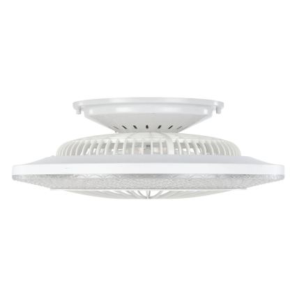 Eglo - LED Stmívatelný stropní ventilátor 3xLED/12,6W/230V 2700-6500K pr. 55 cm bílá + dálkové ovládání