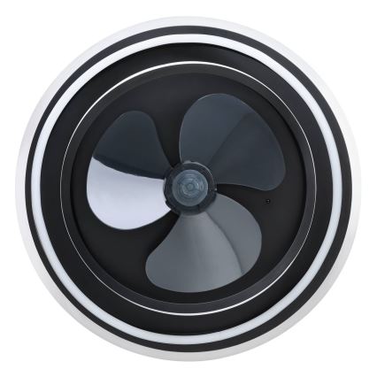 Eglo - LED Stmívatelný stropní ventilátor 4xLED/9W/230V 2700-6500K pr. 50 cm černá + dálkové ovládání