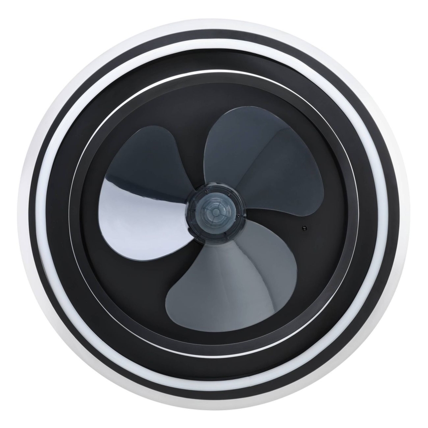 Eglo - LED Stmívatelný stropní ventilátor 4xLED/9W/230V 2700-6500K pr. 50 cm černá + dálkové ovládání