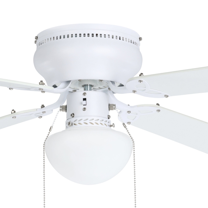 Eglo - Stropní ventilátor 1xE27/60W/230V bílá