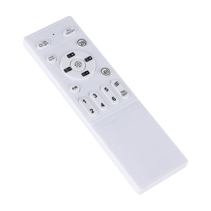 Eglo - LED RGBW Stmívatelný stropní ventilátor 3xLED/8,5W/230V+LED/6W 2700-6500K pr. 48 cm černá + dálkové ovládání