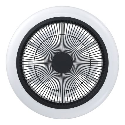 Eglo - LED Stmívatelné stropní ventilátor 3xLED/8,5W/230V 2700-6500K pr. 45,5 cm černá + dálkové ovládání