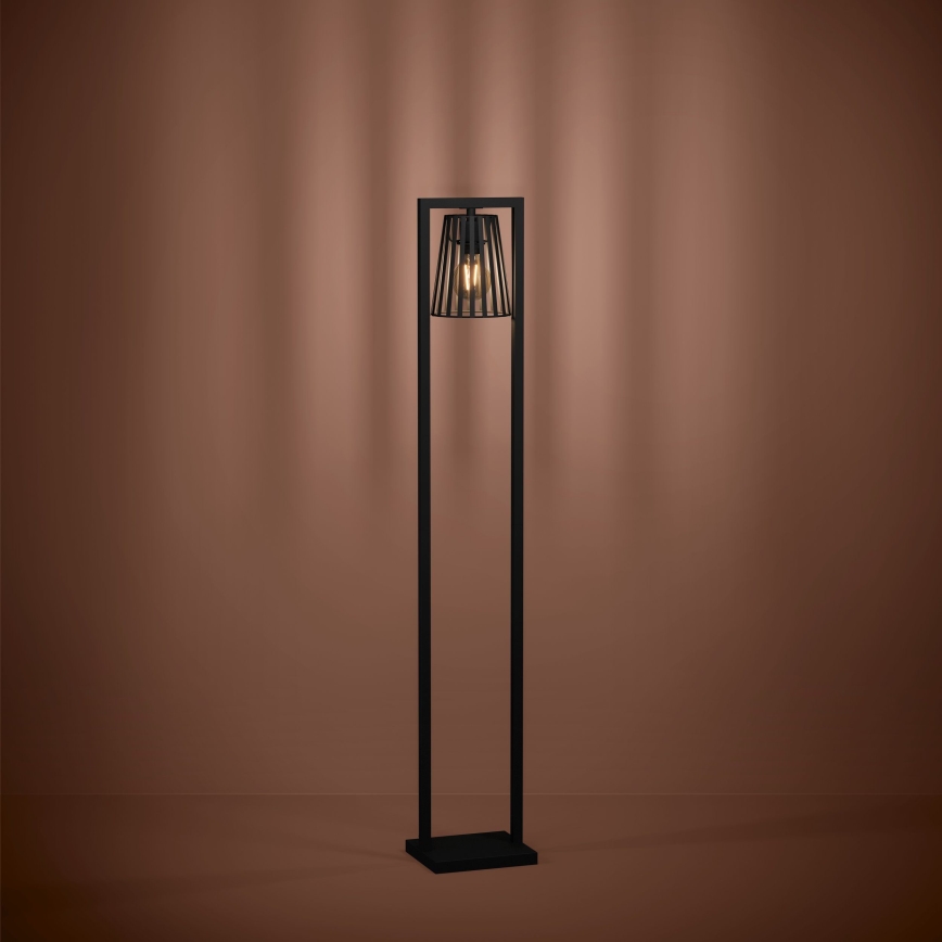 Eglo - Stojací lampa 1xE27/40W/230V černá
