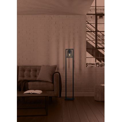 Eglo - Stojací lampa 1xE27/40W/230V černá