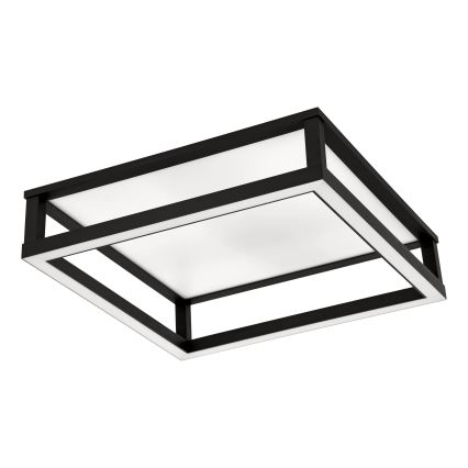 Eglo - LED Stmívatelné stropní svítidlo LED/29,4W/230V 2700-6500K černá + dálkové ovládání