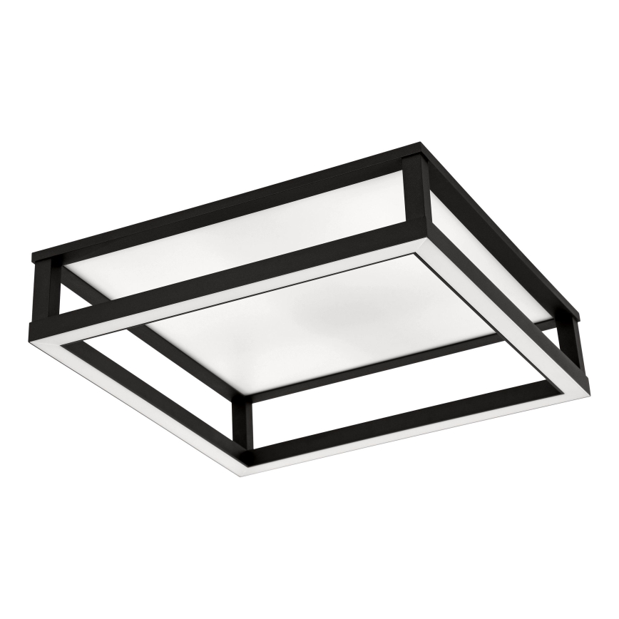 Eglo - LED Stmívatelné stropní svítidlo LED/29,4W/230V 2700-6500K černá + dálkové ovládání