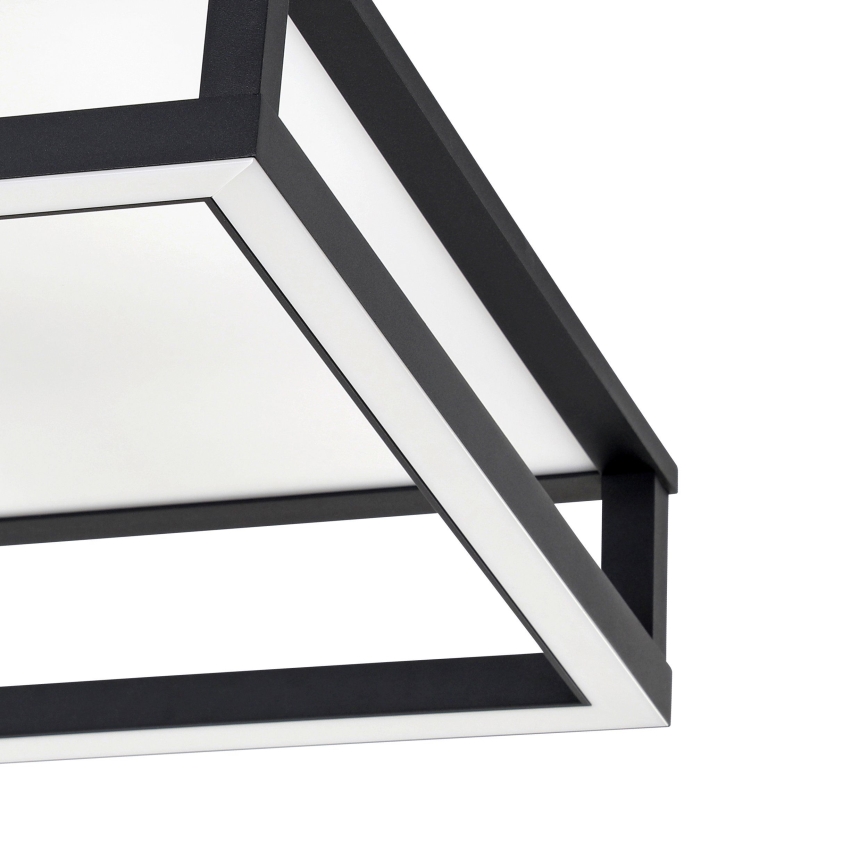 Eglo - LED Stmívatelné stropní svítidlo LED/29,4W/230V 2700-6500K černá + dálkové ovládání