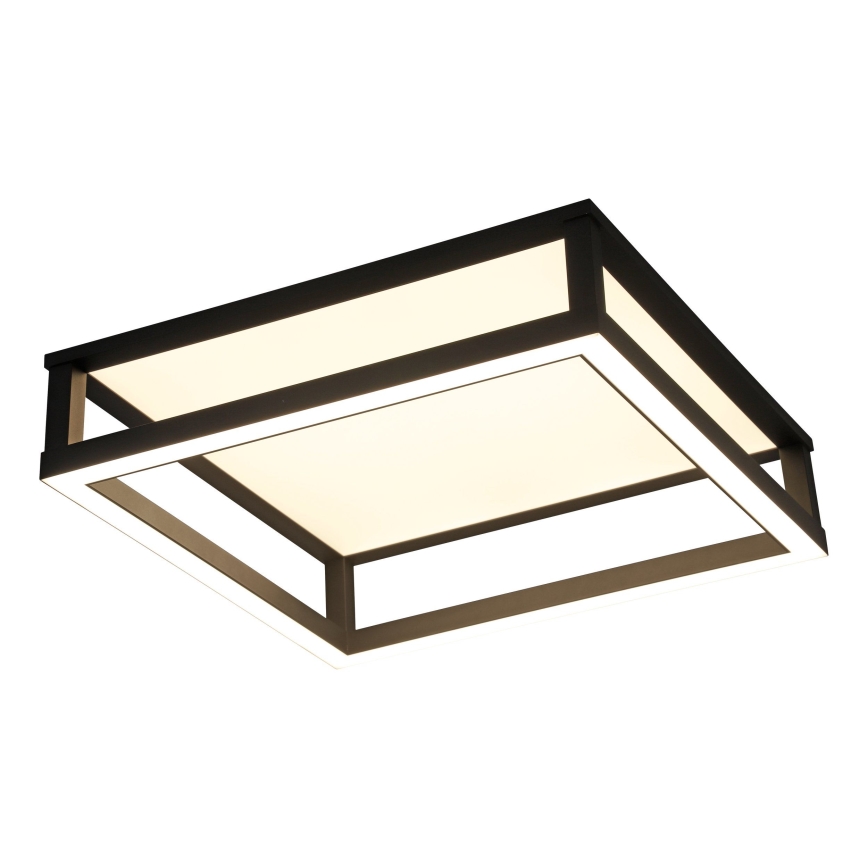 Eglo - LED Stmívatelné stropní svítidlo LED/29,4W/230V 2700-6500K černá + dálkové ovládání