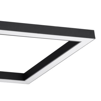 Eglo - LED Stmívatelné stropní svítidlo LED/26,2W/230V 2700-6500K černá + dálkové ovládání