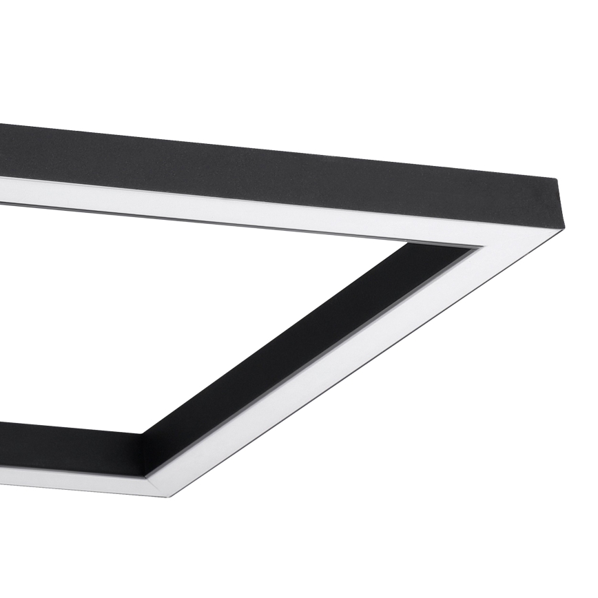 Eglo - LED Stmívatelné stropní svítidlo LED/26,2W/230V 2700-6500K černá + dálkové ovládání