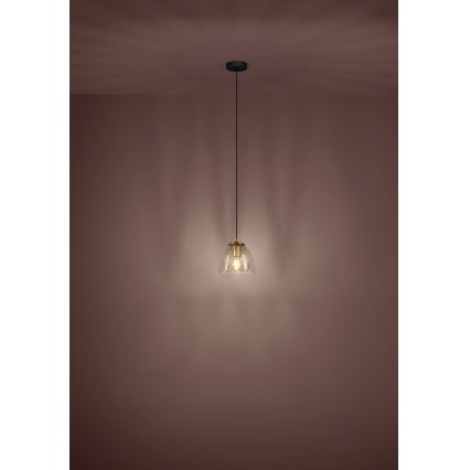 Eglo - Lustr na lanku 1xE27/40W/230V zlatá