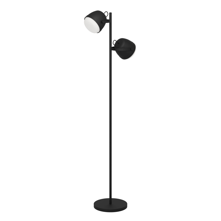 Eglo - Stojací lampa 2xE27/28W/230V černá