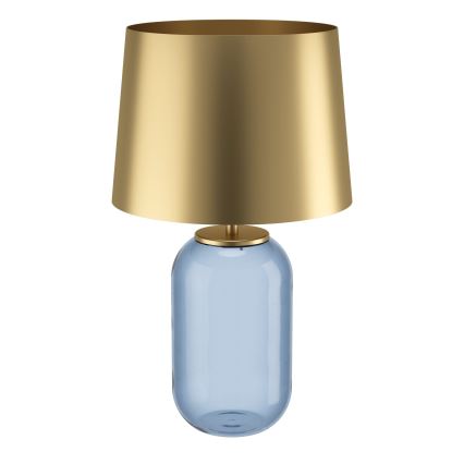 Eglo - Stolní lampa 1xE27/40W/230V zlatá/modrá