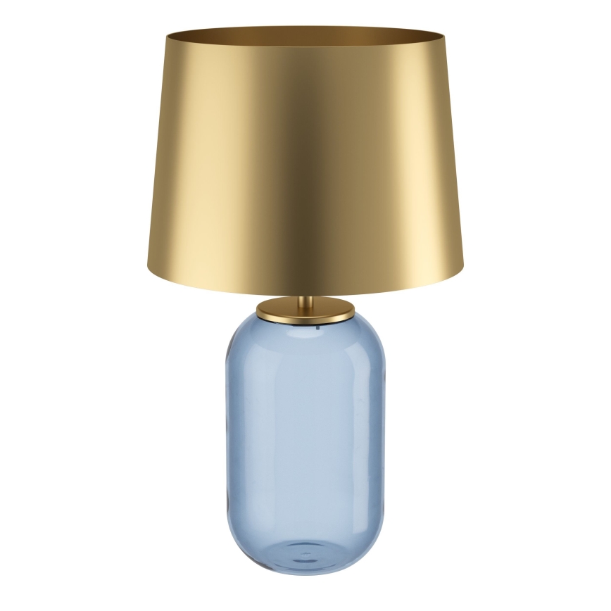 Eglo - Stolní lampa 1xE27/40W/230V zlatá/modrá