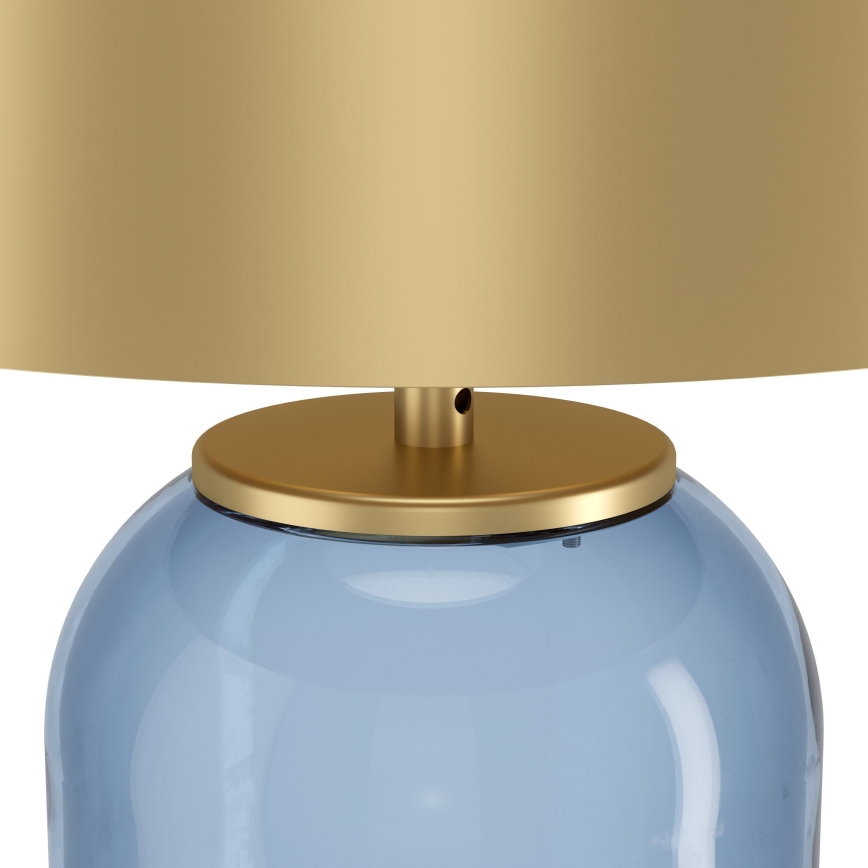 Eglo - Stolní lampa 1xE27/40W/230V zlatá/modrá