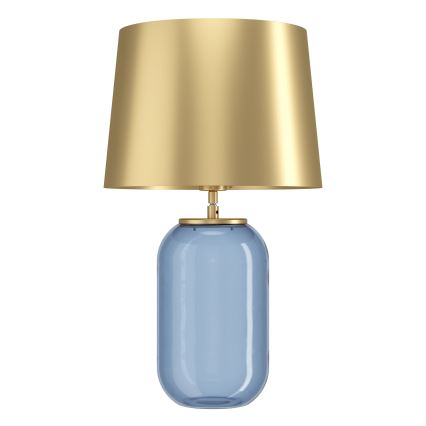 Eglo - Stolní lampa 1xE27/40W/230V zlatá/modrá