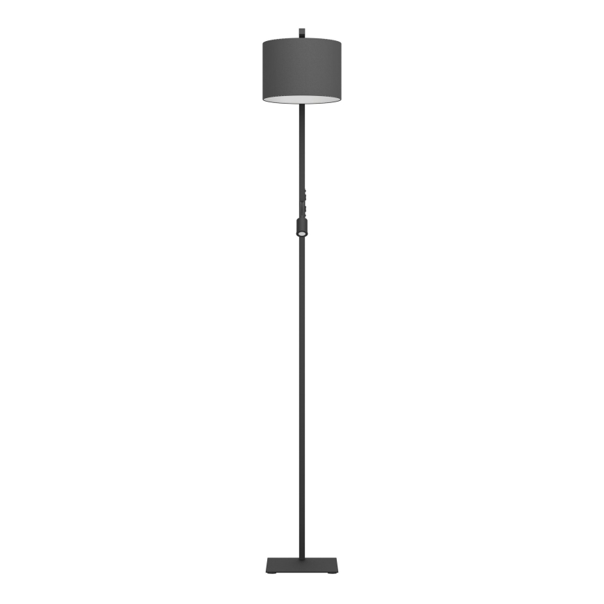 Eglo - LED Stojací lampa 1xE27/40W/230V + LED/3,8W 3000K černá