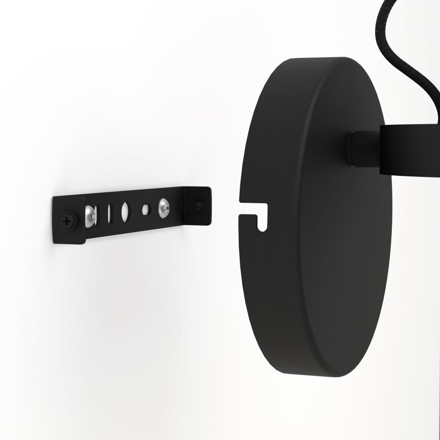 Eglo - Nástěnné svítidlo 1xE27/28W/230V černá