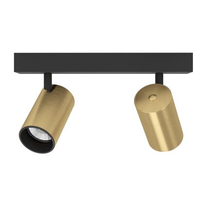 Eglo - LED Bodové svítidlo 2xGU10/4,5W/230V 3000K černá/zlatá