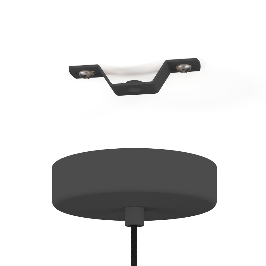 Eglo - Lustr na lanku 1xE27/40W/230V šedá