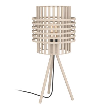 Eglo - Stojací lampa 1xE27/40W/230V krémová