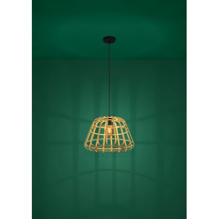 Eglo - Lustr na lanku 1xE27/40W/230V pr. 50 cm bambus