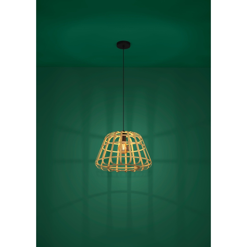 Eglo - Lustr na lanku 1xE27/40W/230V pr. 50 cm bambus