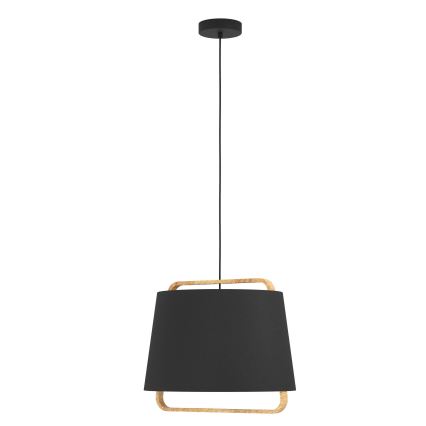 Eglo - Lustr na lanku 1xE27/40W/230V černá