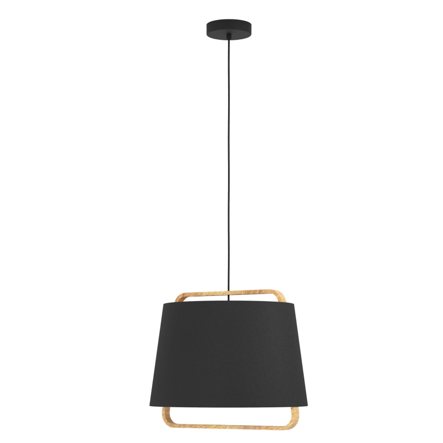 Eglo - Lustr na lanku 1xE27/40W/230V černá