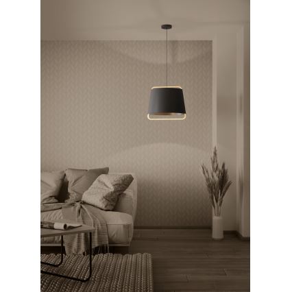 Eglo - Lustr na lanku 1xE27/40W/230V černá