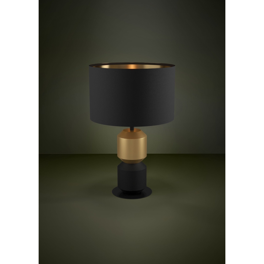 Eglo - Stolní lampa 1xE27/40W/230V černá/zlatá