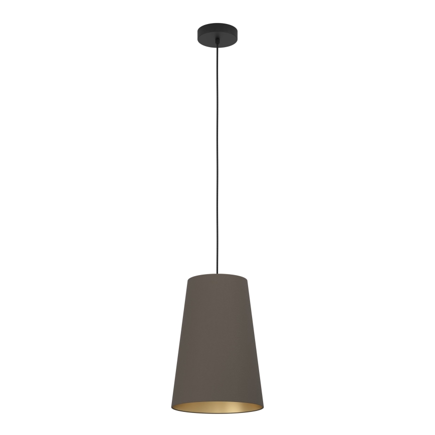 Eglo - Lustr na lanku 1xE27/40W/230V hnědá
