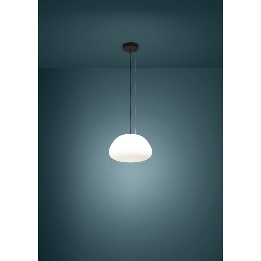 Eglo - Lustr na lanku 1xE27/40W/230V černá