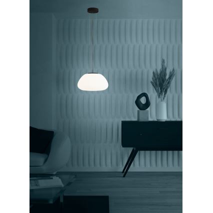 Eglo - Lustr na lanku 1xE27/40W/230V černá