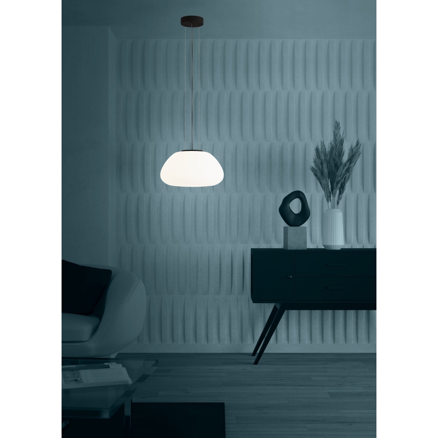 Eglo - Lustr na lanku 1xE27/40W/230V černá
