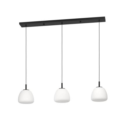 Eglo - Lustr na lanku 3xE27/40W/230V černá