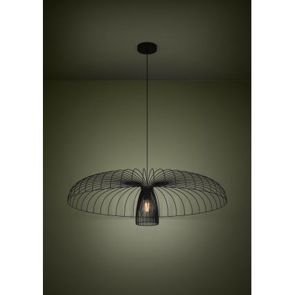 Eglo - Lustr na lanku 1xE27/60W/230V pr. 98,5 cm černá