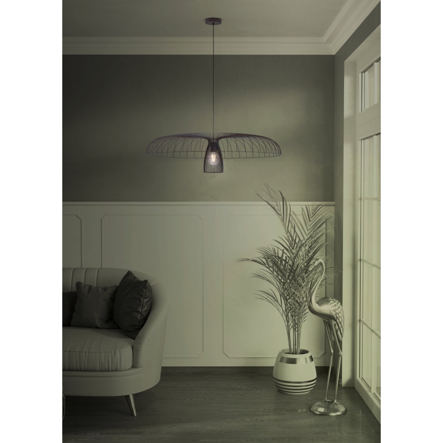 Eglo - Lustr na lanku 1xE27/60W/230V pr. 98,5 cm černá