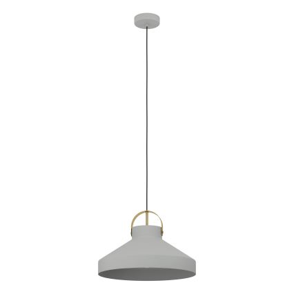Eglo - Lustr na lanku 1xE27/40W/230V šedá