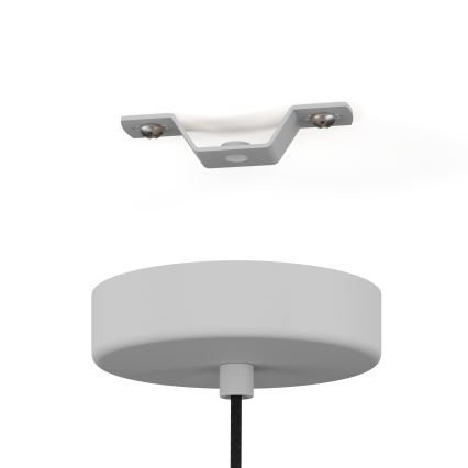 Eglo - Lustr na lanku 1xE27/40W/230V šedá