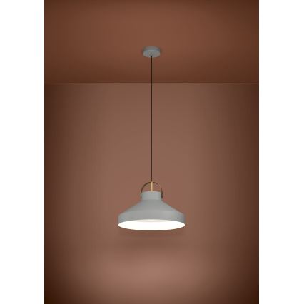 Eglo - Lustr na lanku 1xE27/40W/230V šedá