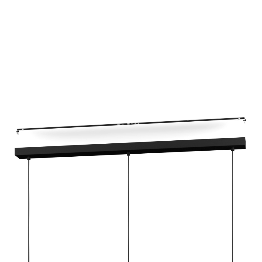 Eglo - Lustr na lanku 3xE27/40W/230V bambus